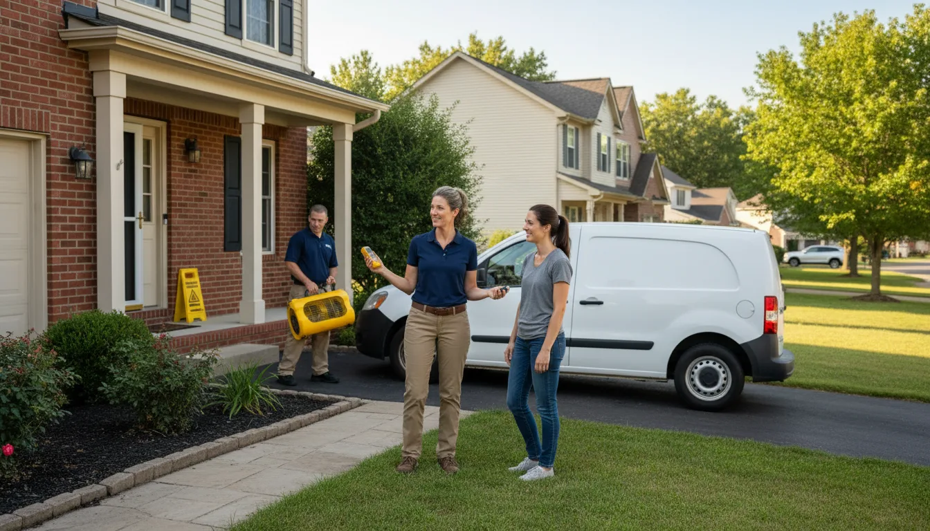 Water restoration image for Dehumidification And Cleanup Services in Cheriton, VA
